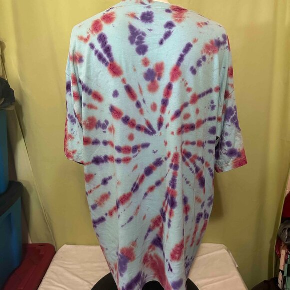 My Hero Academia Funimation Men's Blue Tye Dye T Shirt Size 2XL XXL Izuku Midori - Picture 2 of 4